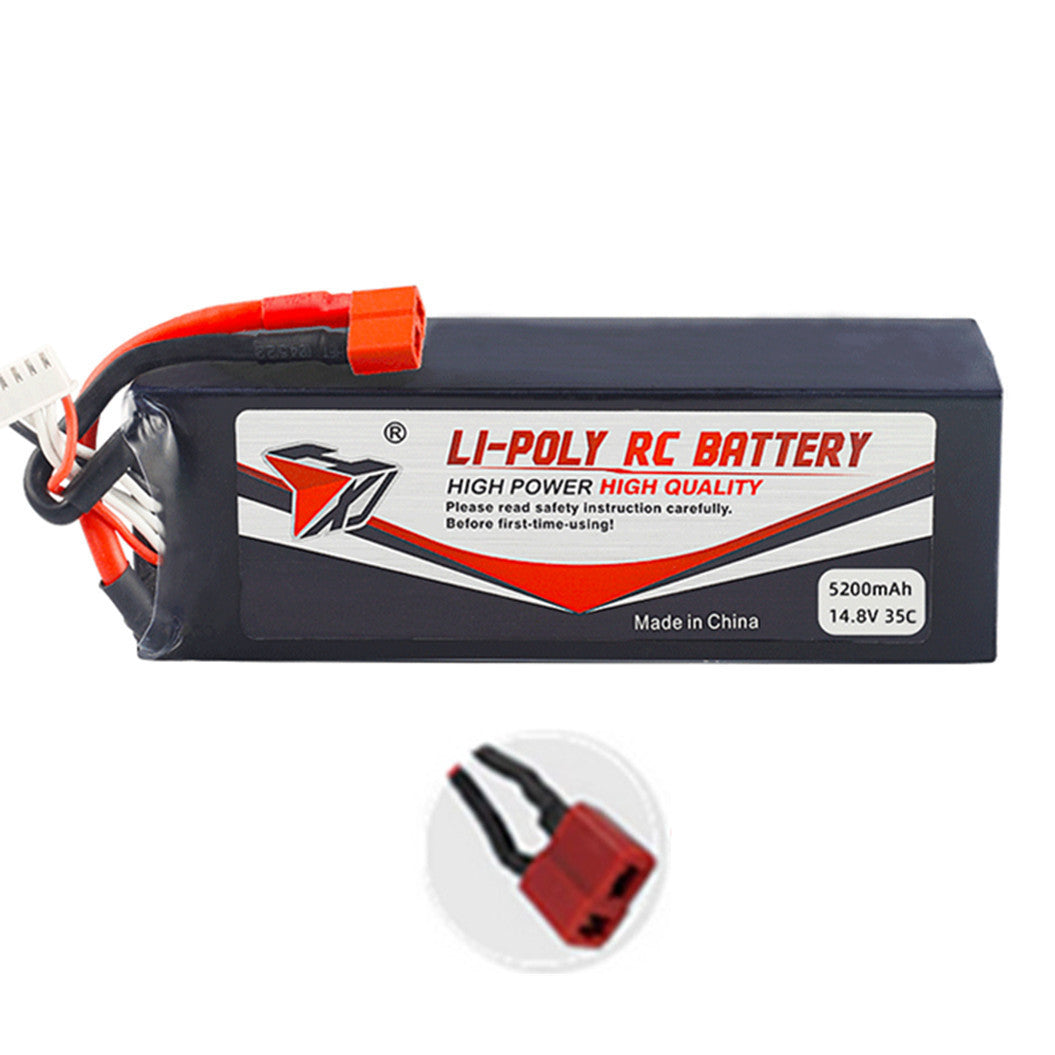14.8V 5200mAh 9050125 Li-Polymeer Batterij voor RC Vliegtuig, Boot, Auto, Quadcopter, Helicopter