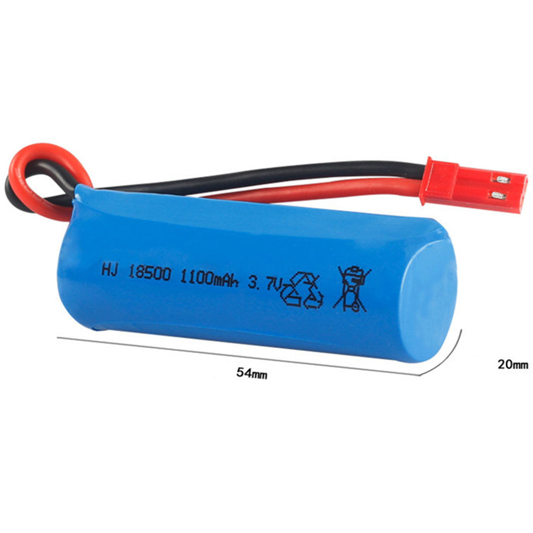 2 stuks 3,7V 1100mAh 18500 Li-Polymer batterij voor RC Drone