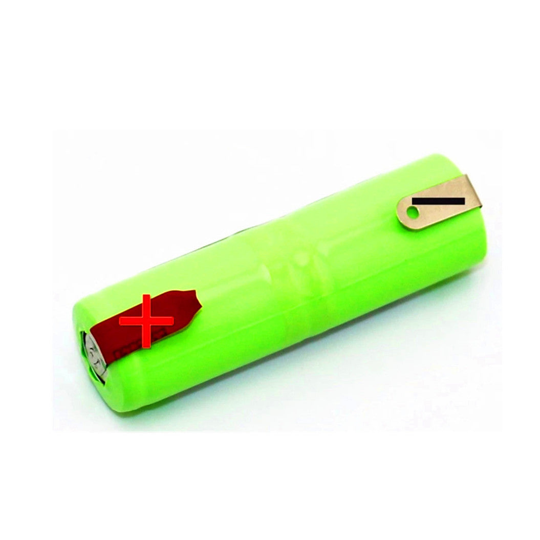 Ni-MH 2.4V 1300mAh 배터리 w / 탭 - Braun OralB 전동칫솔 및 면도기용 (17290C2SL)
