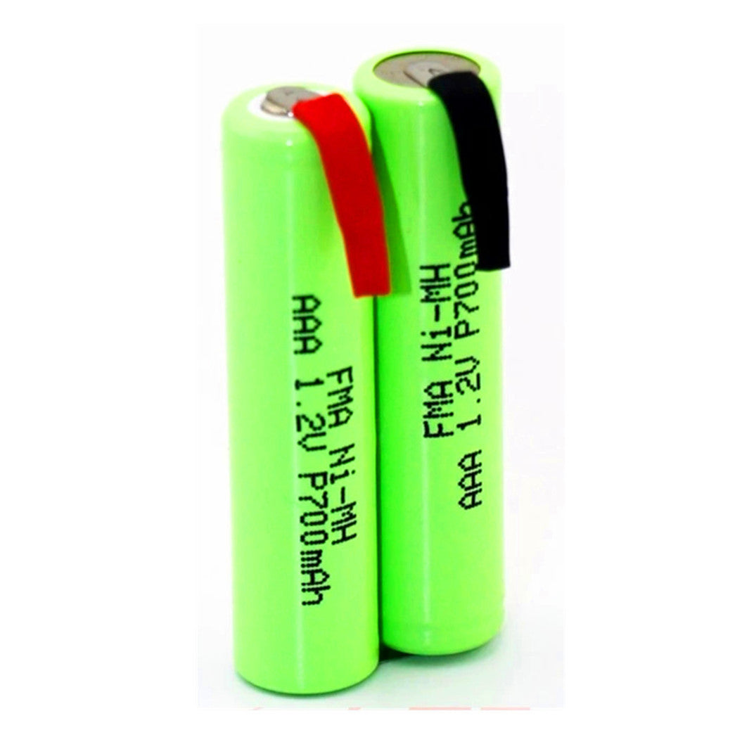 2.4V 700mAh Ni-MH 배터리 YS534 / 17 Water Pik WP-900 Remington 바르바 트리머 면도기용 10x20x44mm