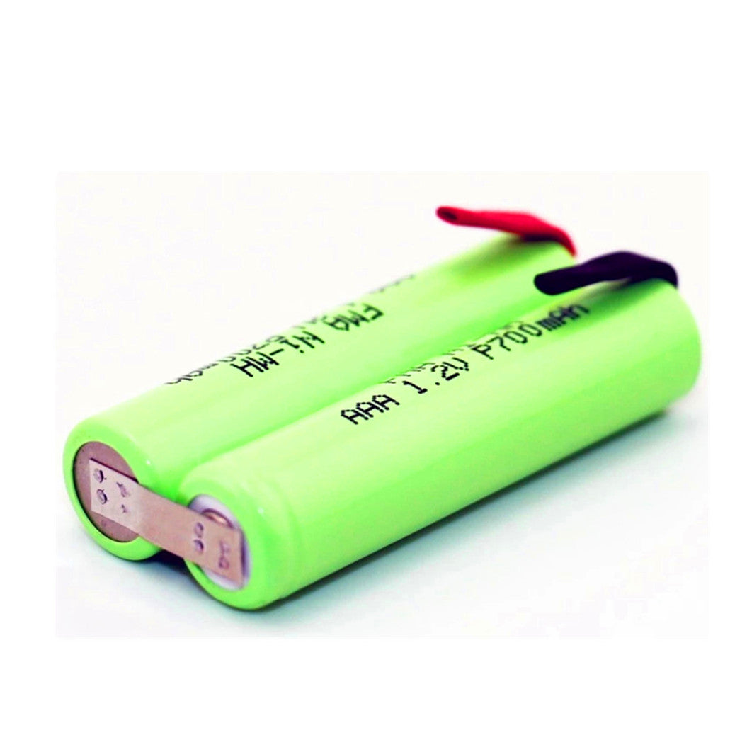 2.4V 700mAh Ni-MH 배터리 YS534 / 17 Water Pik WP-900 Remington 바르바 트리머 면도기용 10x20x44mm