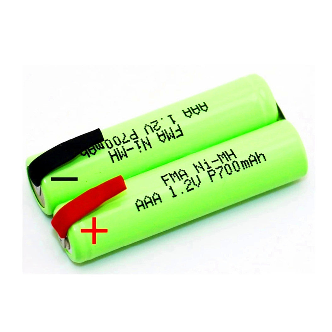 2.4V 700mAh Ni-MH 배터리 YS534 / 17 Water Pik WP-900 Remington 바르바 트리머 면도기용 10x20x44mm