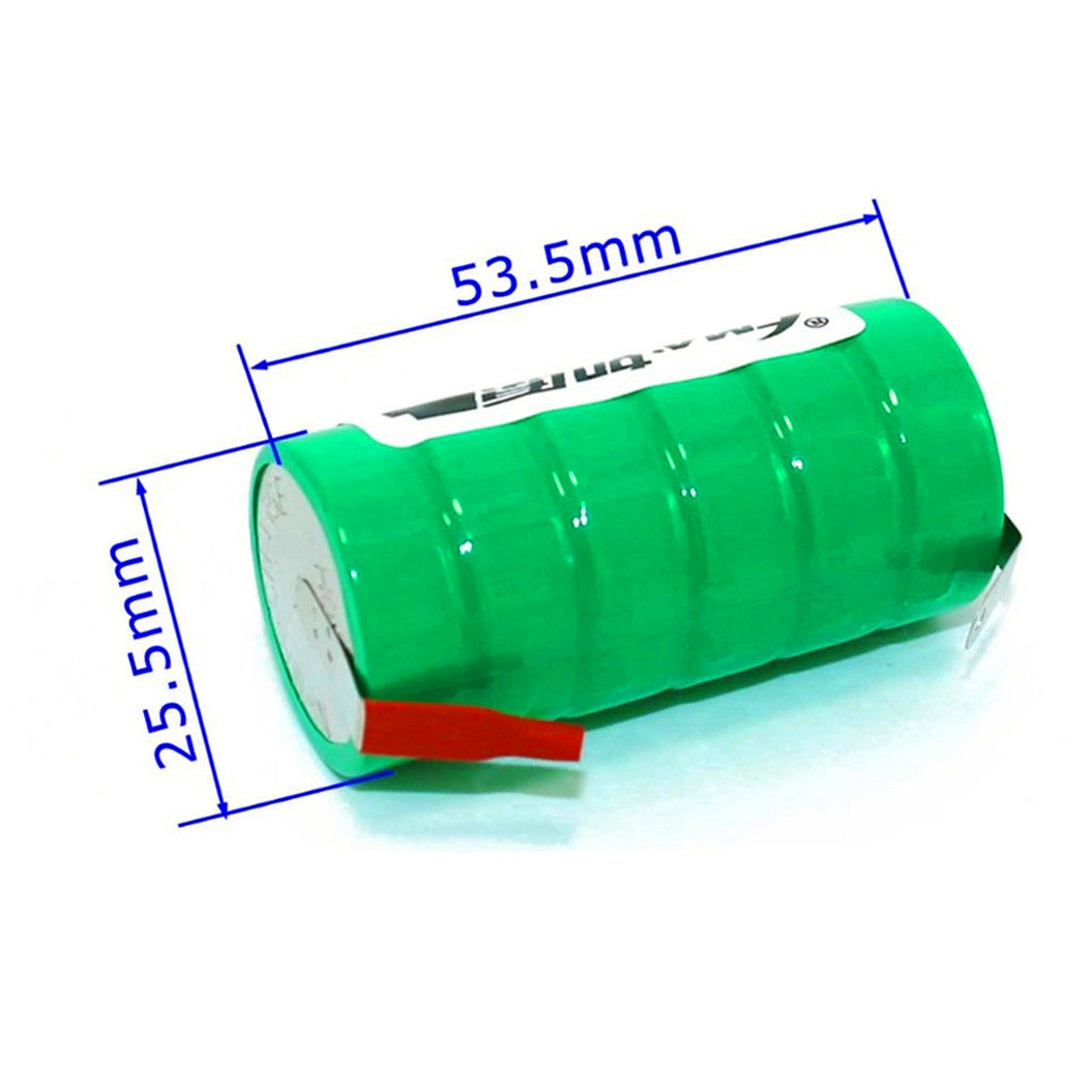 Alarme de voiture Batterie électronique Ni-Mh 7,2 V 330 mAh Pile bouton rechargeable 26 x 52 mm
