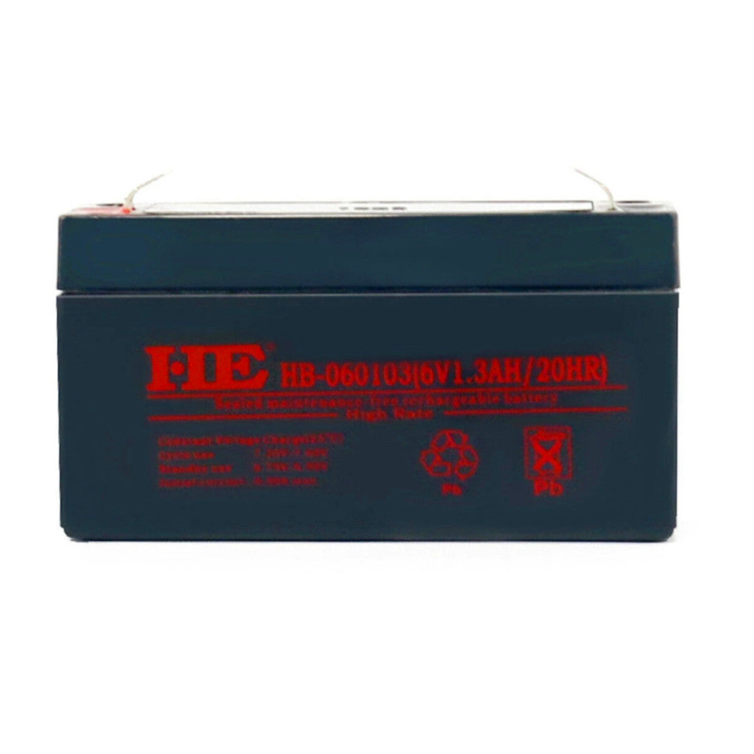 6V 1.3Ah バッテリー 出口バックアップ電源緊急ライト用