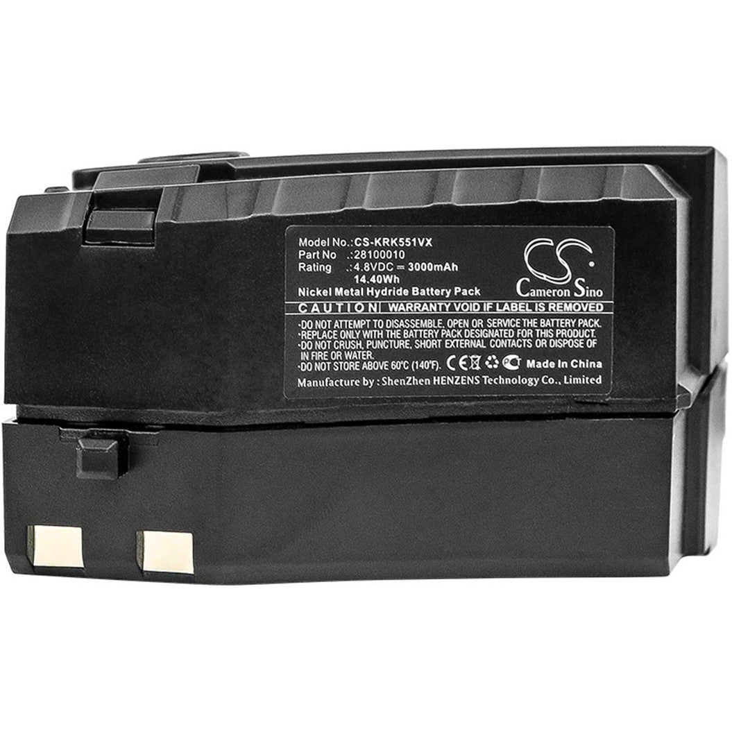 Cameron Sino 3000mAh バッテリー 28100010, 6.654-118.0 Karcher 1.258-505.0, 12585050, 1258-5050 用