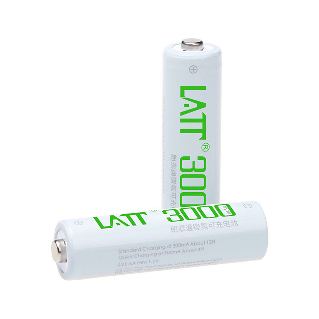 8 Stuks AA + 8 Stuks AAA Oplaadbare Batterijen (1.2V AA 3000mAh / 1.2V AAA 1000mAh)