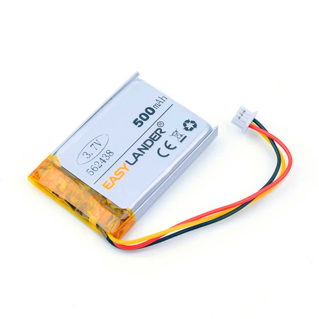 Bateria Li-ion Polímero 3.7V 500mAh 562438 para MP3 MP4 DVR Sho me Combo 1 Shome Combo A1