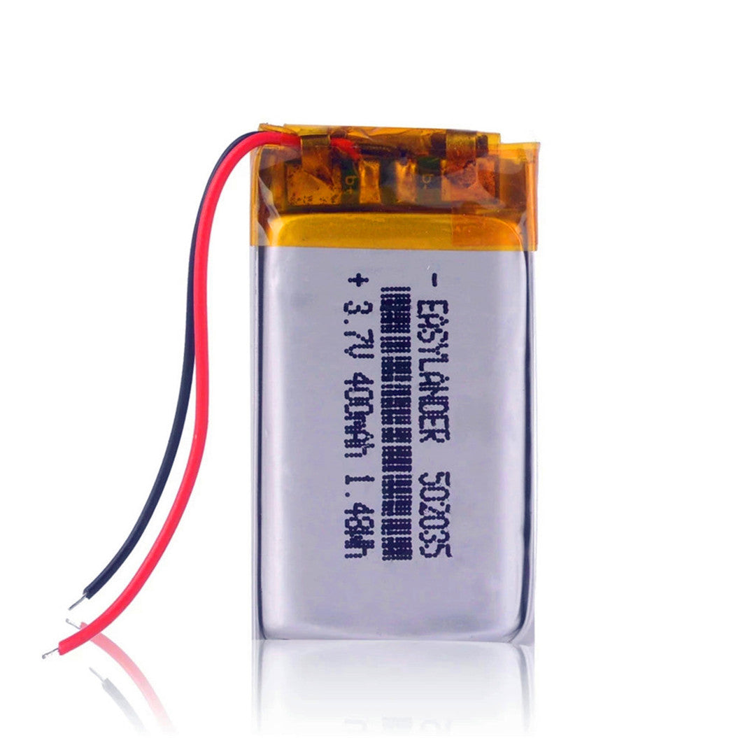 502035 3.7V 400mAh 리튬 폴리머 배터리 MP3 MP4 MP5 장난감 DVR 502035PL Mini 0801 Ambarella A2S60용
