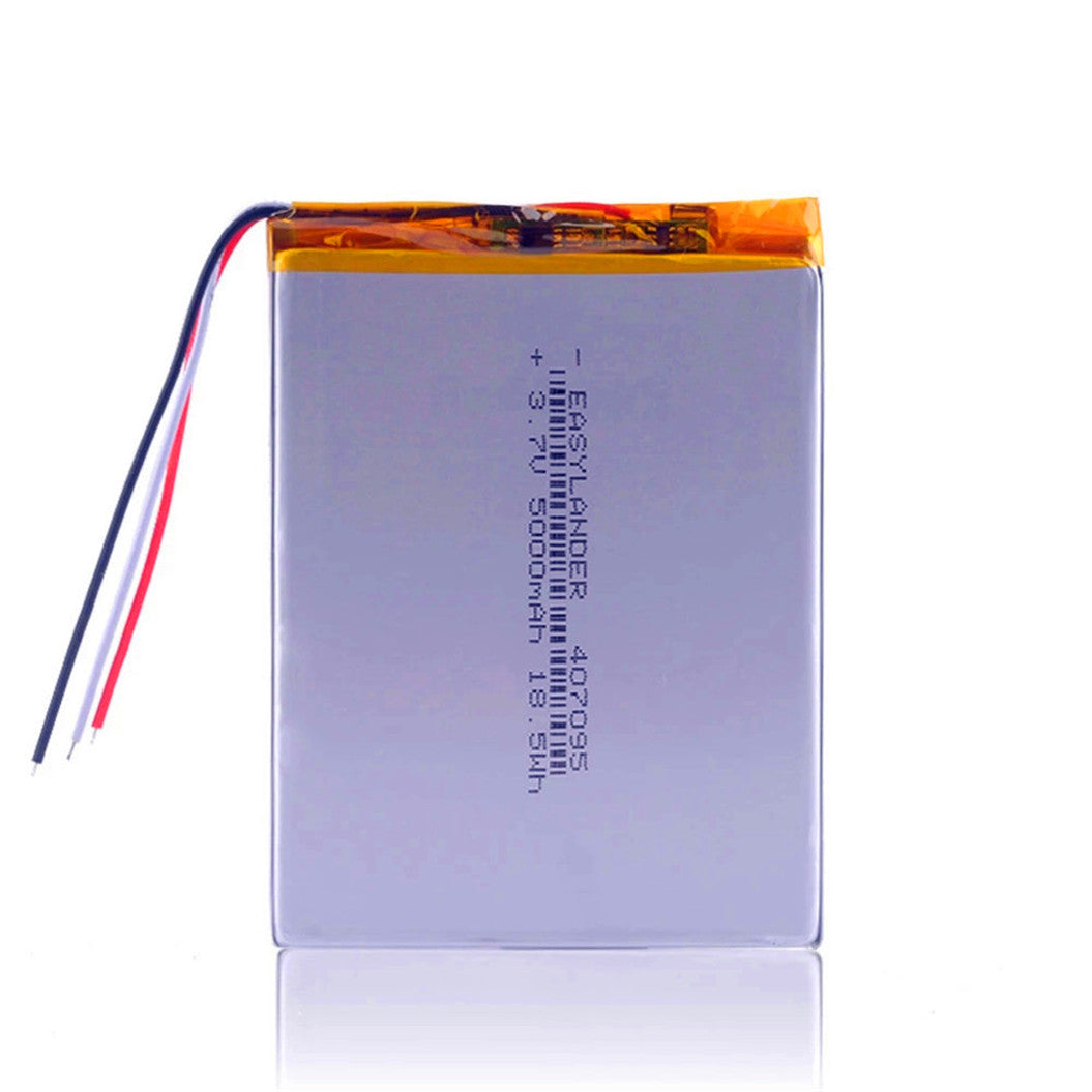 Batería de iones de litio de 3,7 V y 5000 mAh para Tablet PC de 7 pulgadas MP3 MP4407095