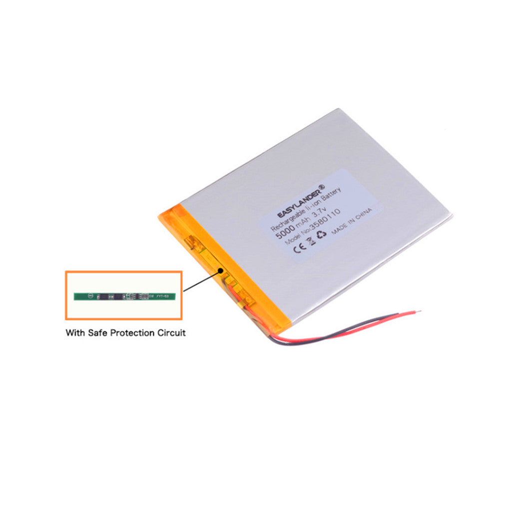 3.7V 5000mAh リチウムイオンバッテリー 8インチ n83, n86 a85, a86 タブレットコンピュータ用