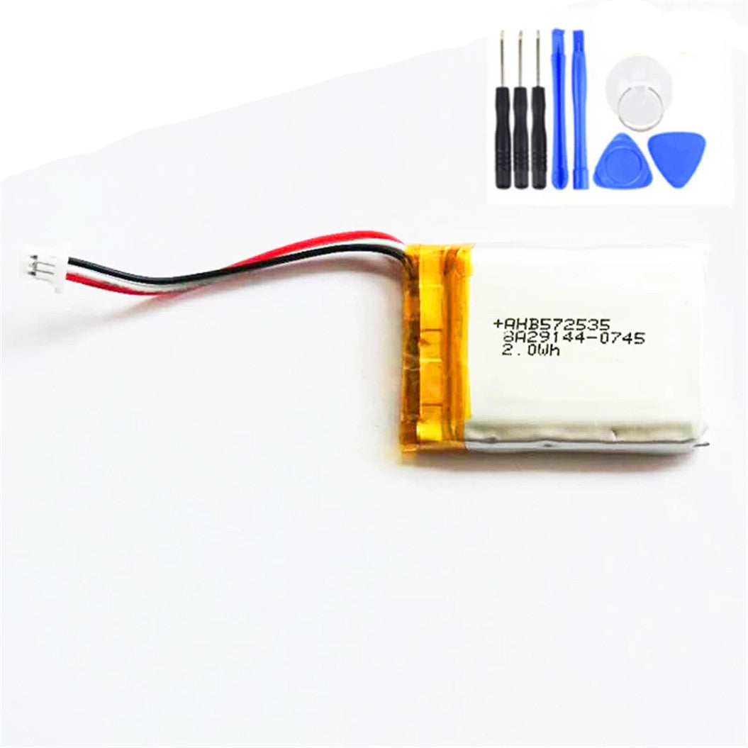 Bateria 3.7V 500mAh para Logitech MX Anywhere 2, Anywhere2, Anywhere2S AHB572535 Acumulador 3 fios + Ferramentas