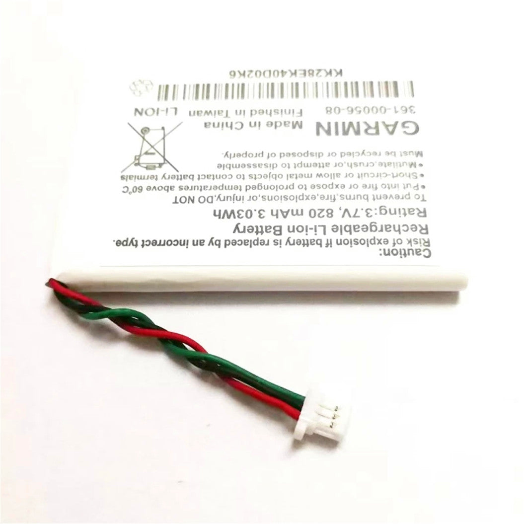 Batería de repuesto 361-00056-08 de 3,7 V y 820 mAh para Garmin Drive, acumulador de batería GPS de 60 LM, enchufe de 3 cables y herramientas