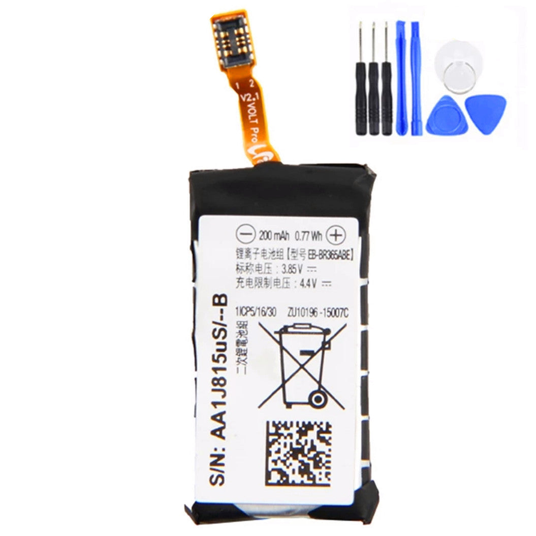 3.85V 200mAh EB-BR365ABE Volledige Vervangingsbatterij voor Samsung Gear Fit 2 Pro R365 SM-R365 Accumulator Batterij + Gereedschap