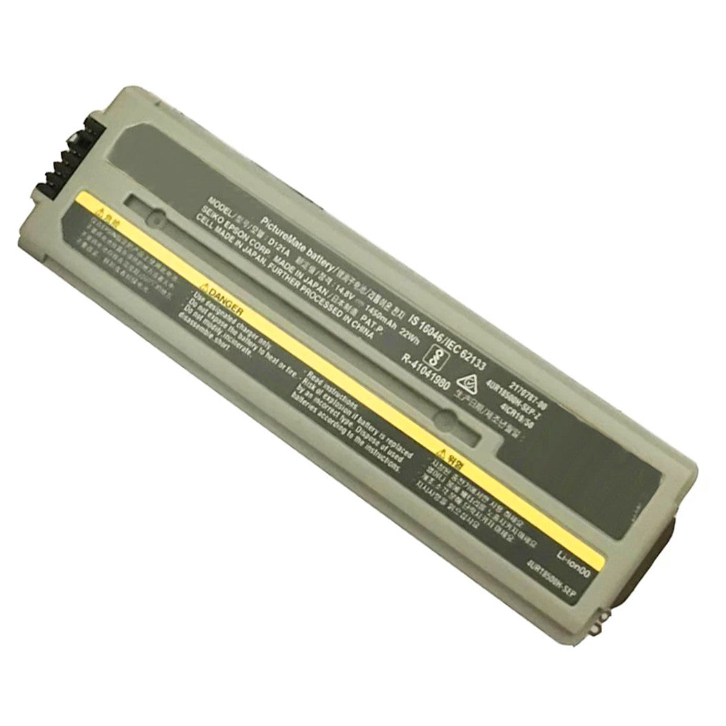 1450mAh Li-ion C12C831082 D121A Battery For Epson PictureMate Charm PM 200 Printer Charm PM 225