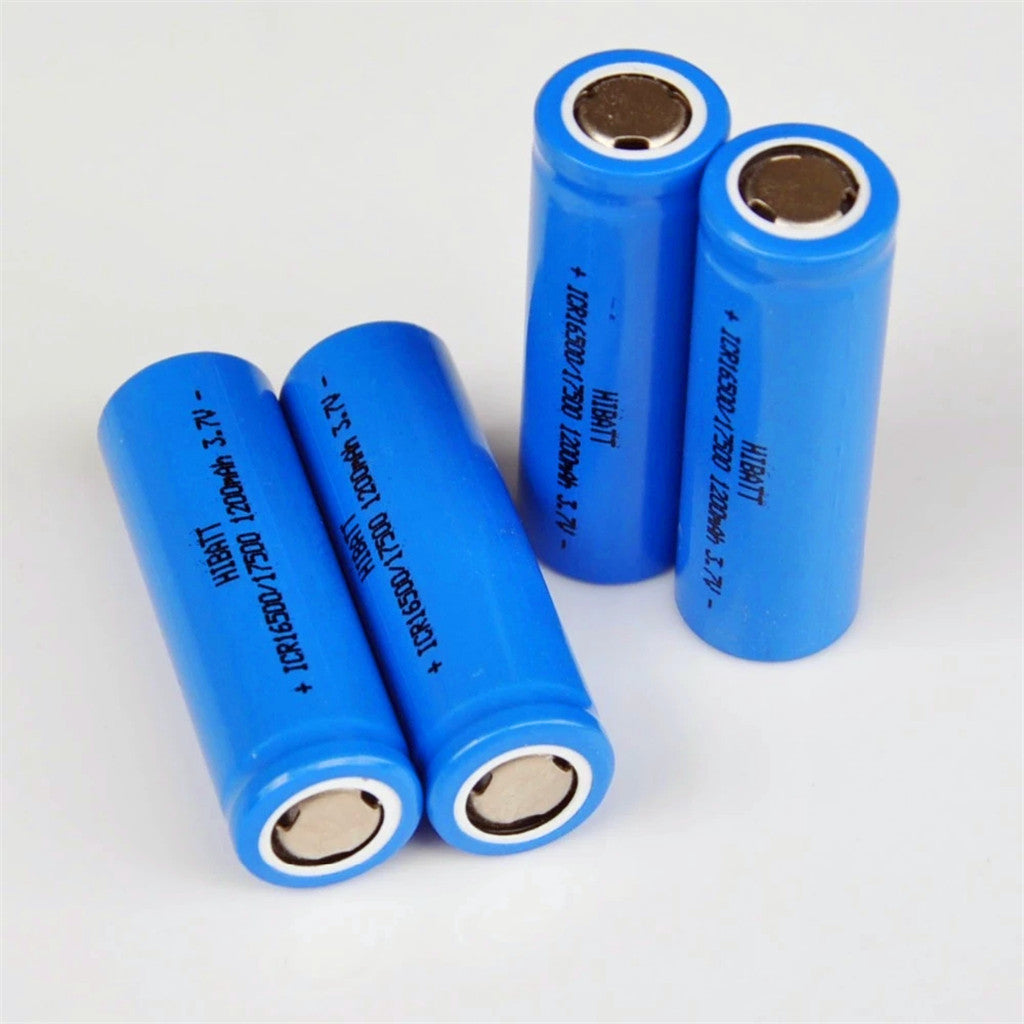 손전등 전기 면도기용 1200mAh 3.7V 16500 리튬 이온 배터리 2PCS 17500 리튬 이온 배터리