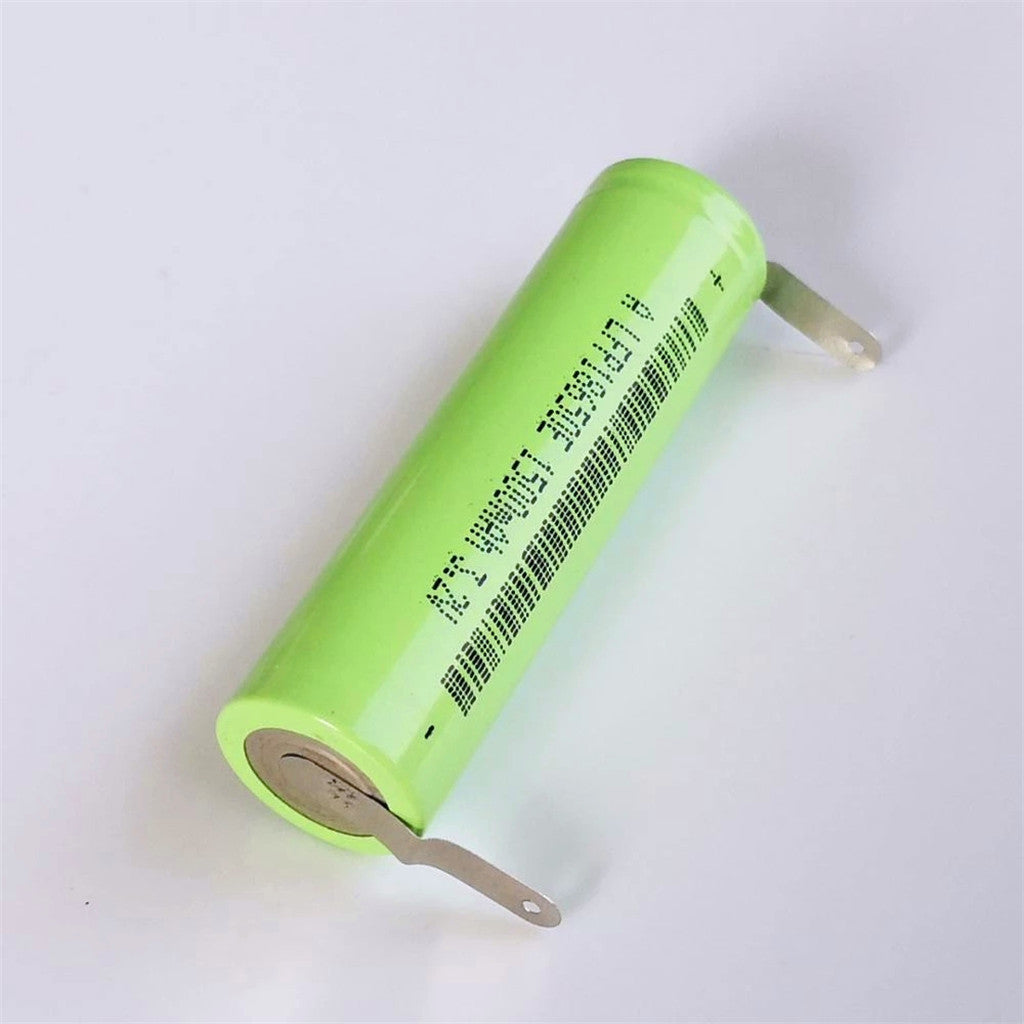 10PCS 1500mAh 3.2V 18650 oplaadbare lithium-ijzerfosfaatbatterij met soldeerlipjes voor 12V 24V elektrische fiets HID zonne-licht