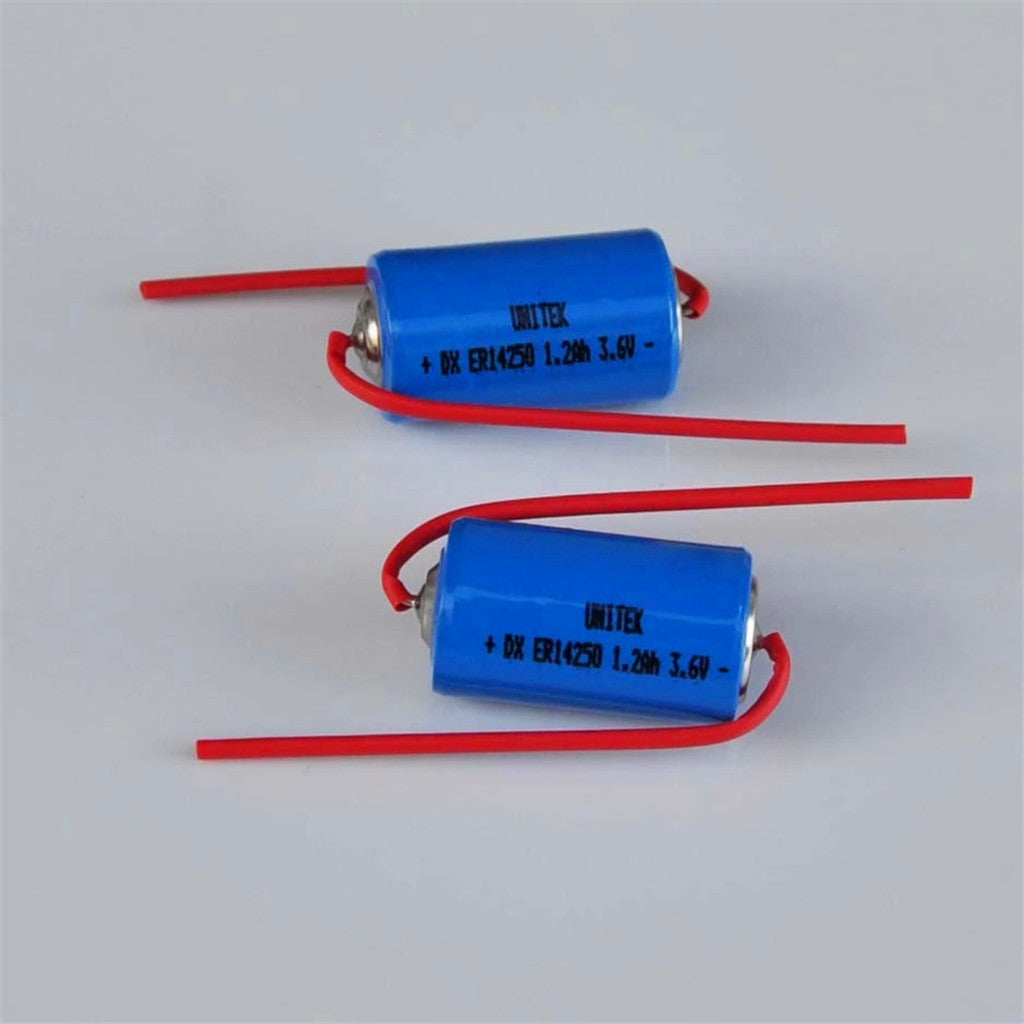 16pcs ER14250 1/2 AA 3.6V 1200mAh LiSOCL2 Bateria de Lítio para Medidor de Gás, Água e Soldagem