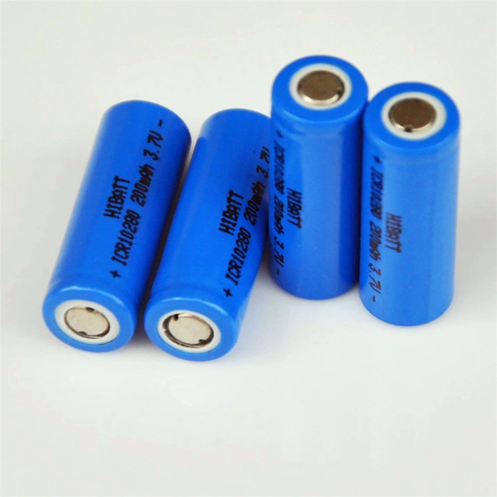 3.7 V 10280 200mAh lithium-ion Battery For LED flashlight digital equipment