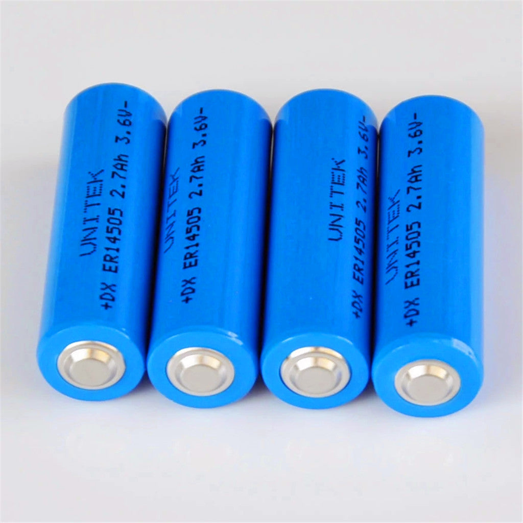 4個セット 3.6V LiSOCl2 リチウムバッテリー ER14505 AA ER14505 PCL 2700mAh SAFT LS14500 Tadiran TL-5903 ER6V