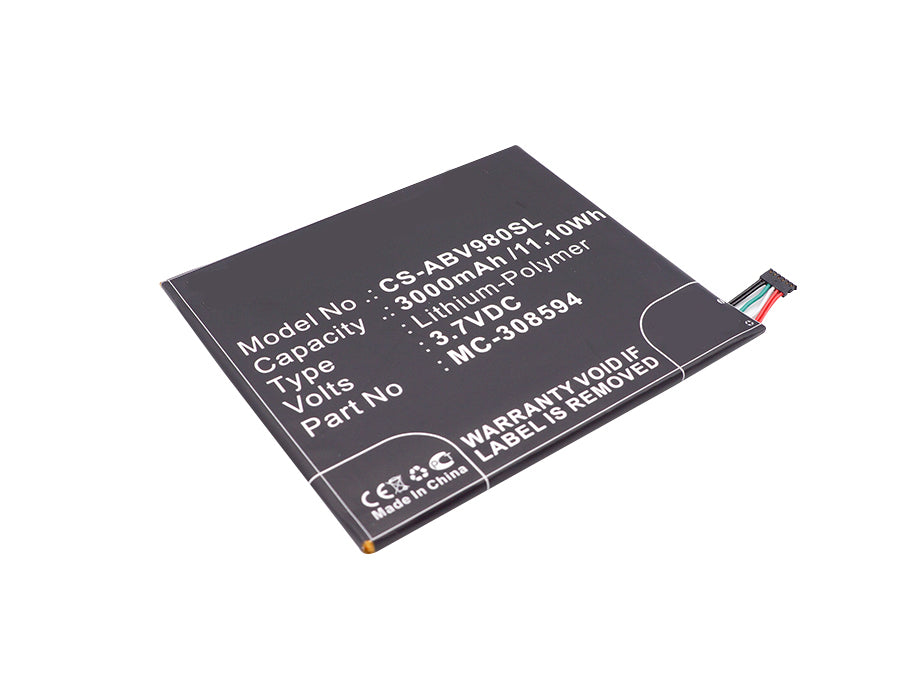 3.7V 3000mAh 11.10Wh Tablet Battery for Kindle Fire 7 5Tth Gen SV98LN Li-Polymer