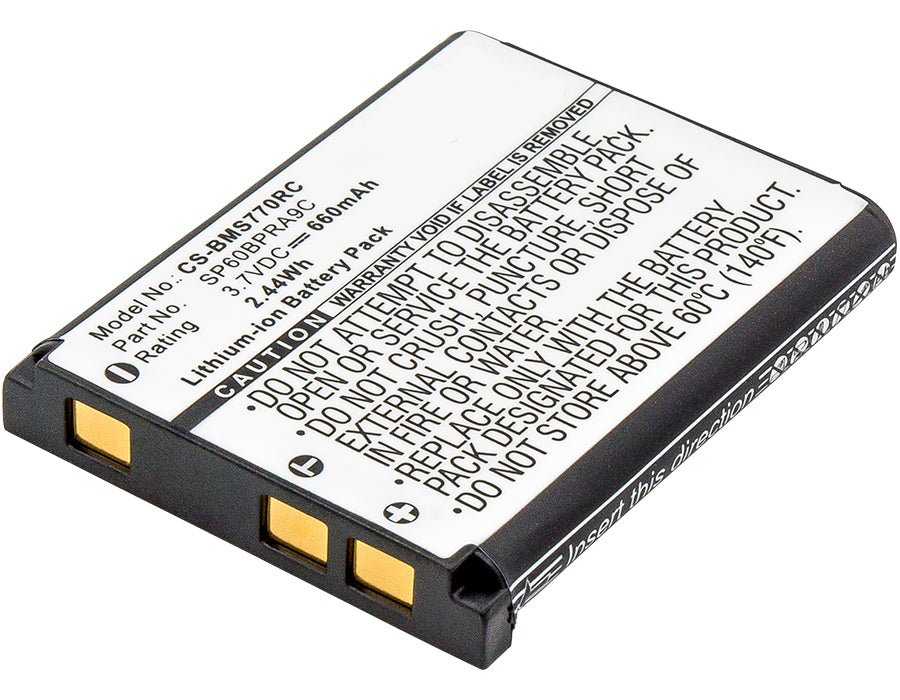 3.7V 660mAh 무선 전화 배터리 KX-TCA285 KX-TCA385 KX-UDT121 KX-UDT131 블루투스 레이저 마우스 VGP-BMS77 리튬 이온