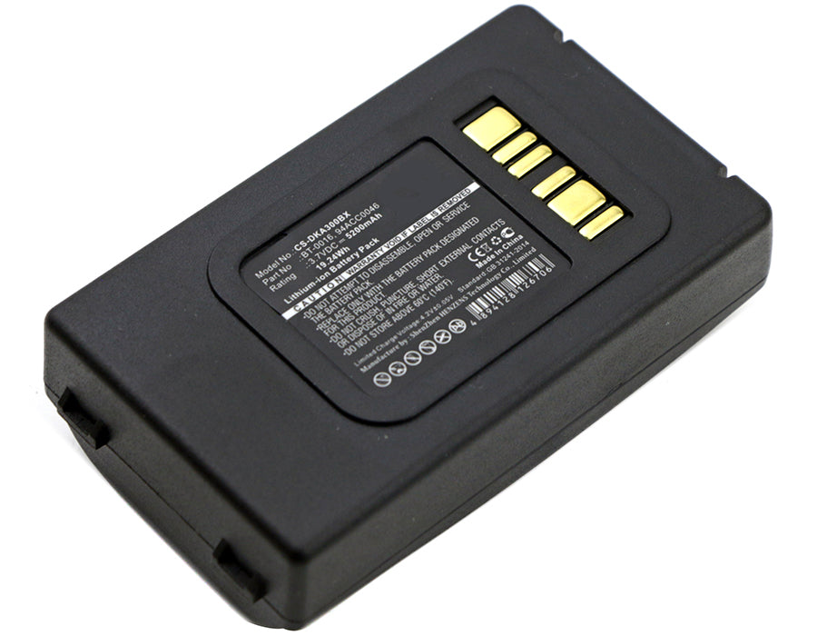 Batterie de scanner de codes-barres 3,7 V 5 200 mAh pour Skorpio X3 Skorpio X4 Li-ion