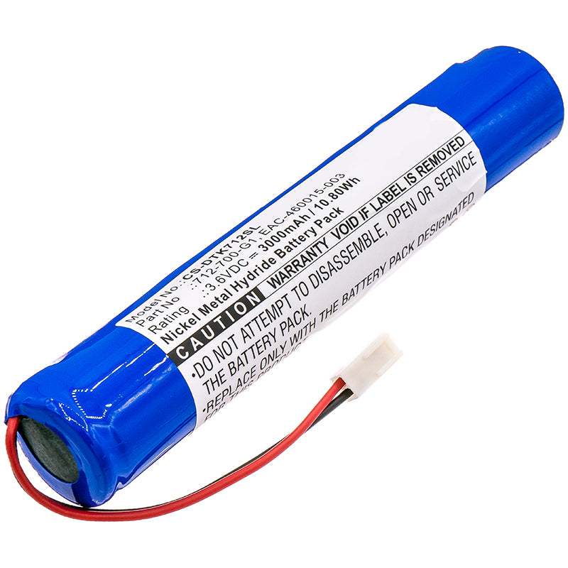 3.6V 3000mAh 장비, 조사, 테스트용 D-TEK Select 냉매 누출 PLS LED 스토브용 Ni-MH 배터리 3개