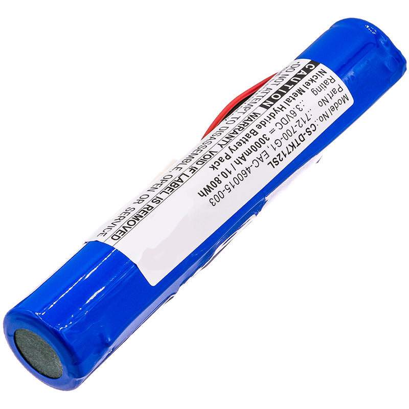 3.6V 3000mAh 장비, 조사, 테스트용 D-TEK Select 냉매 누출 PLS LED 스토브용 Ni-MH 배터리 3개