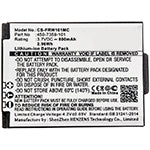 3.7V 800mAh Camera battery for FR Wearable Lifestyle Li-ion