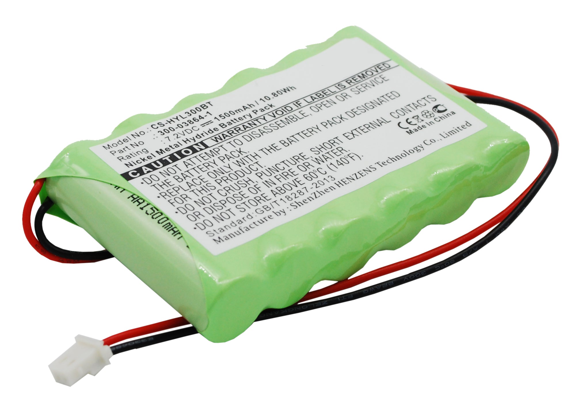 Batterie de système d'alarme 7,2 V 1500 mAh pour Honeywell ADT Bentel ADI Ademco ADEMCO Ni-MH