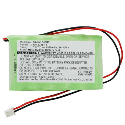 Batterie de système d'alarme 7,2 V 1500 mAh pour Honeywell ADT Bentel ADI Ademco ADEMCO Ni-MH