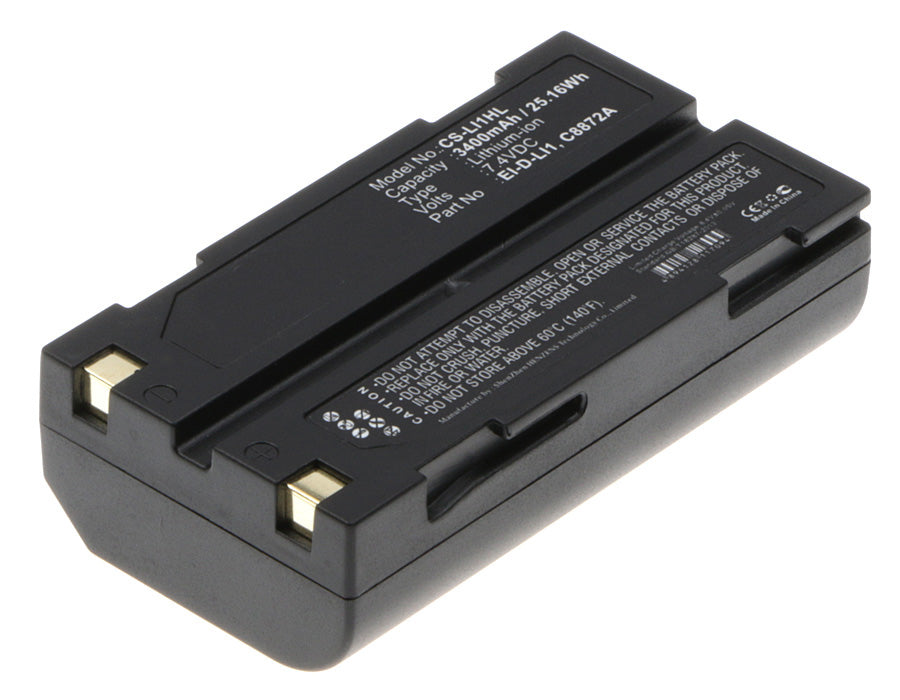 Batterie d'équipement, d'enquête et de test 7,4 V 3400 mAh pour Spectralink APS Telxon Symbol Molicel Hemisphere HP Li-ion