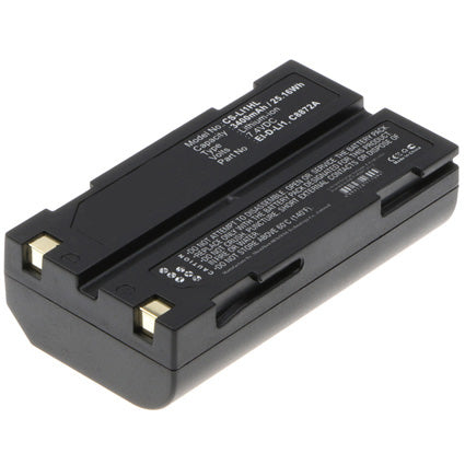 Batterie d'équipement, d'enquête et de test 7,4 V 3400 mAh pour Spectralink APS Telxon Symbol Molicel Hemisphere HP Li-ion