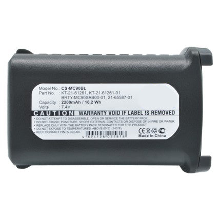 Batterie de scanner de codes-barres 7,4 V 2200 mAh pour lecteur RFID mobile MC920 MC9200-G MC9200-K RD5000 RD5000 Li-ion