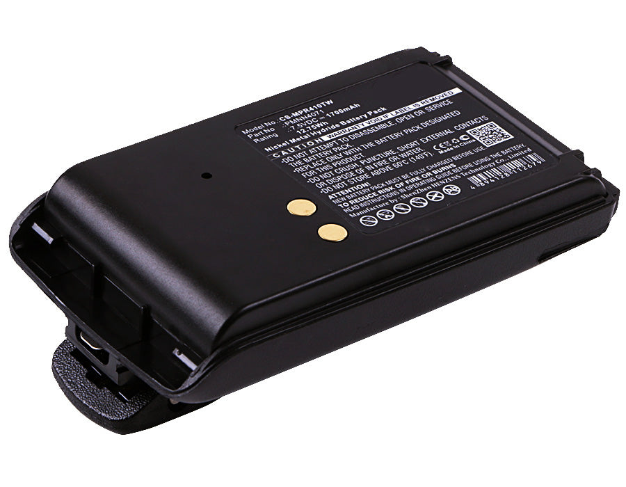 7.5V 1700mAh Two-Way Radio Batterij voor A6 A8 BPR40 Mag One BPR40 Ni-MH