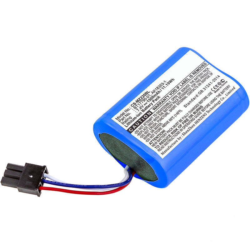 7.4V 1500mAh ポータブルプリンター用バッテリー IMZ320 MZ220 MZ320 MZ420L Li-ion