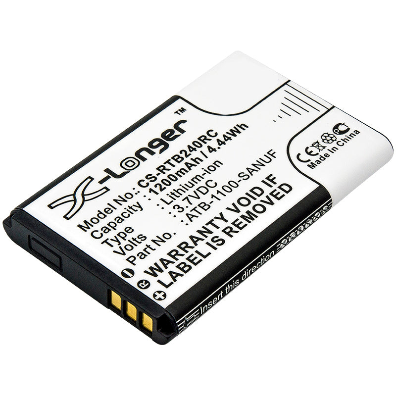 Batterie de télécommande 3,7 V 1 200 mAh pour RC60Tp6 S40 S50 SRC X50 X60 Pro Pro24.z Pro24.r Pro24.i Pro24.r v2 Li-ion
