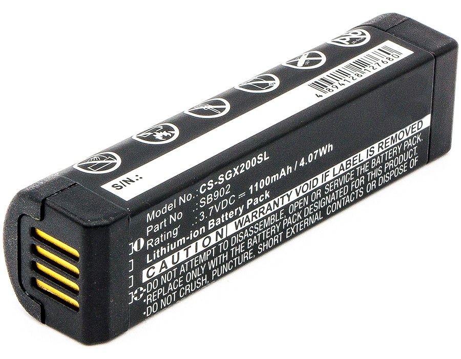 3.7V 1100mAh speaker battery for GLX-D Digital Wireless Systems GLXD1 GLXD2 MXW2 Li-ion