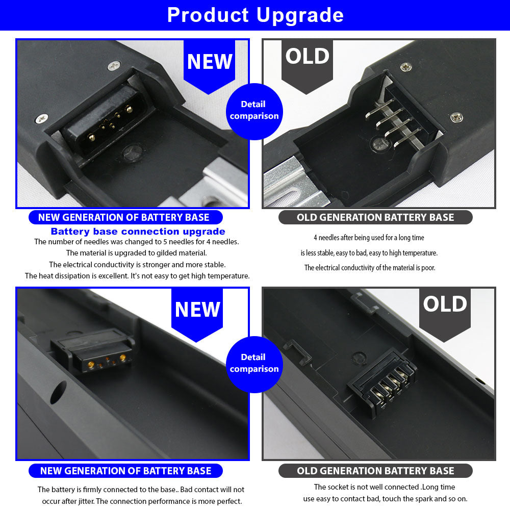 52V 13Ah battery lithium-ion Hailong Ebike battery with BMS USB for motor emergency backup S039-3