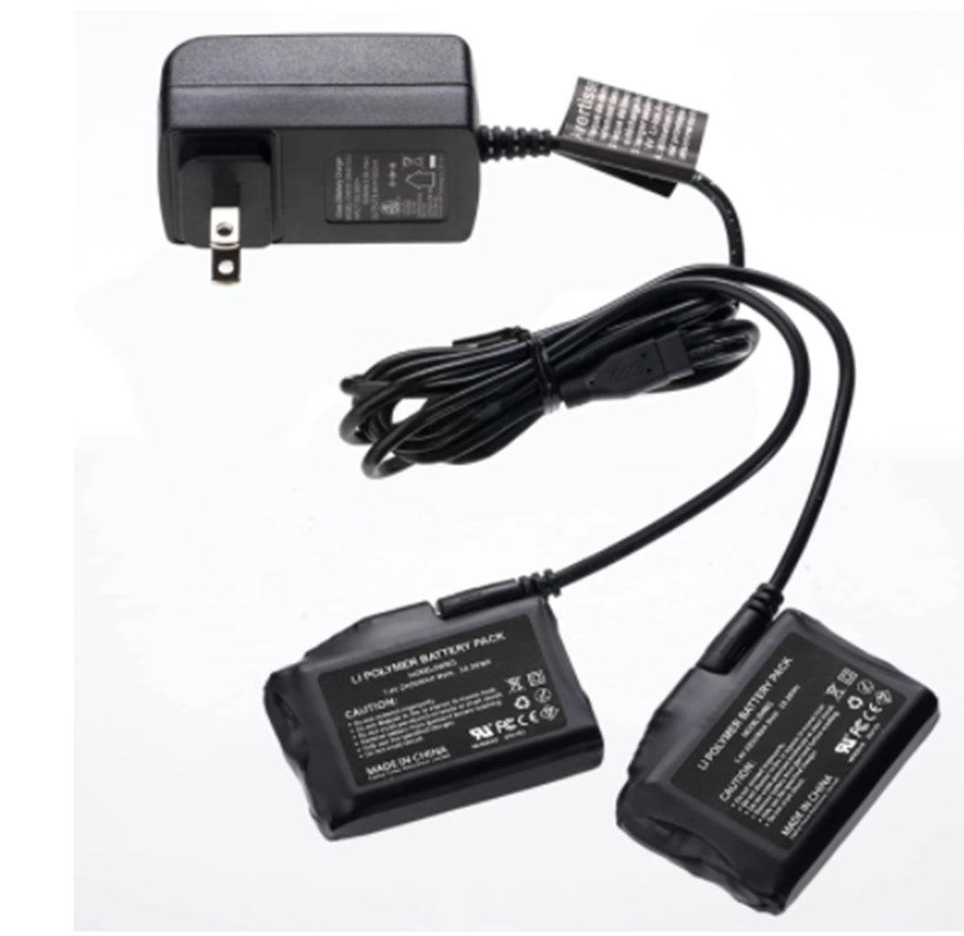 Batterie lithium-polymère rechargeable 7,4 V-3000 mAh pour chaussettes chauffantes, semelles intérieures, gants chauffants