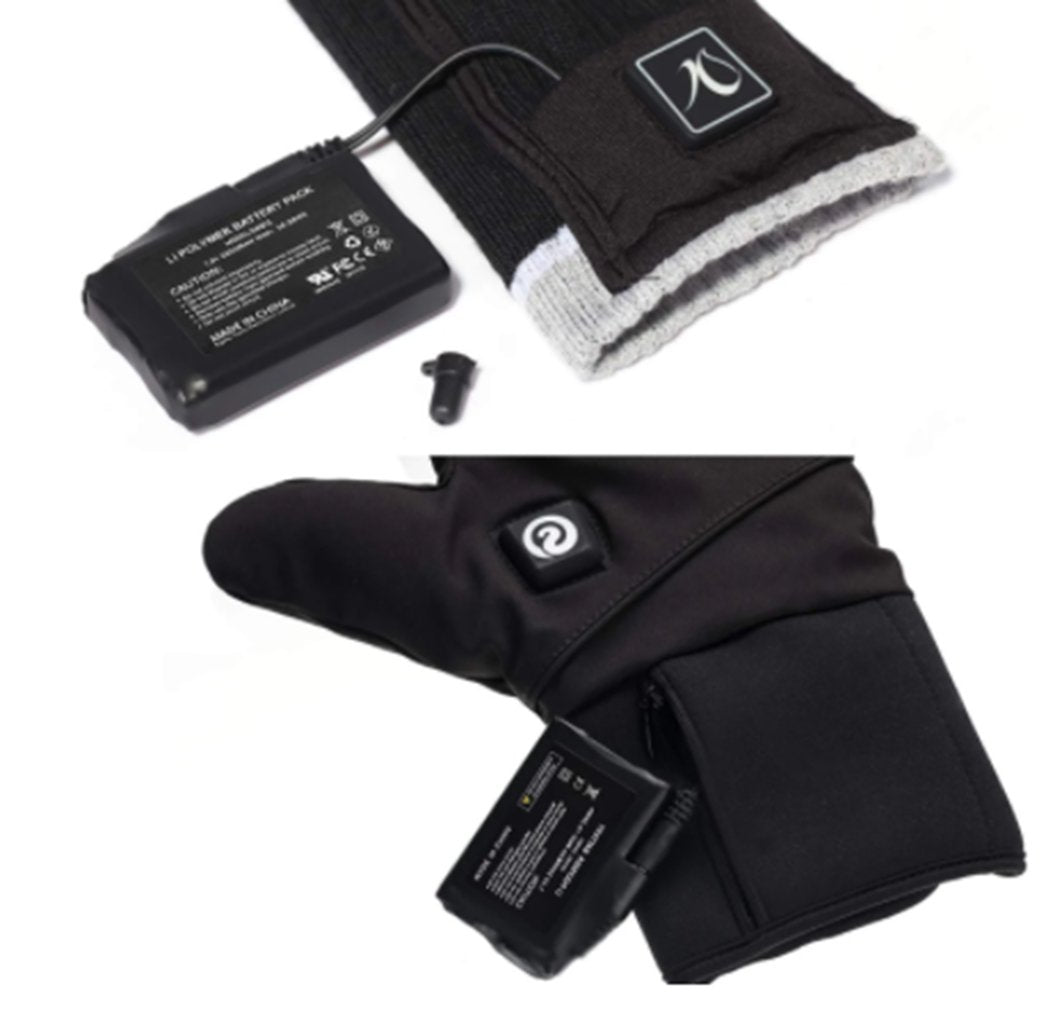 Batterie lithium-polymère rechargeable 7,4 V-3000 mAh pour chaussettes chauffantes, semelles intérieures, gants chauffants