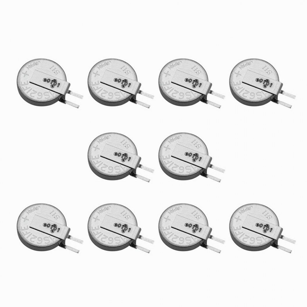 10 Baterias de Botão MS621FE-FL11E 3V para Gravador de Navegação MS621FE