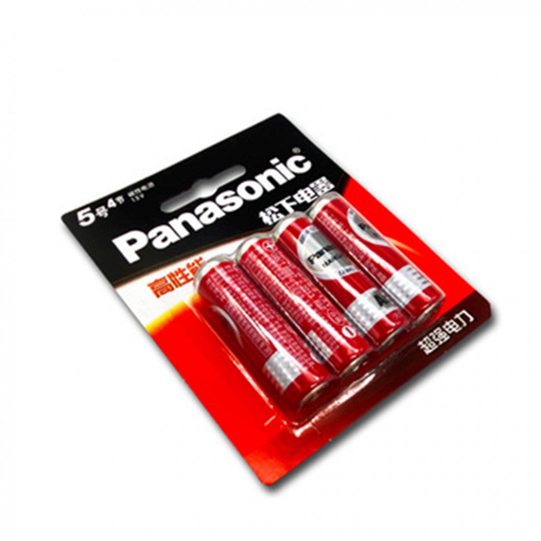 50 Peças Bateria Carbono AA LR6 1.5V para Pequenos Aparelhos