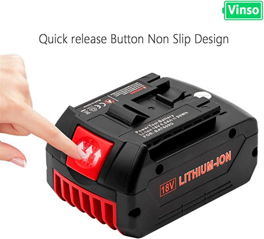 18V 5000mAh リチウムイオンバッテリー Bosch BAT609 BAT610G BAT618G BAT619 BAT621 BAT620 互換電動工具用