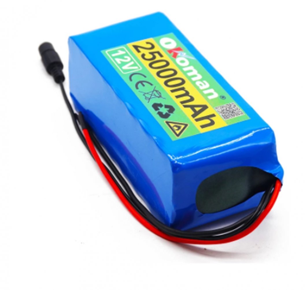 12V 25Ah 18650 리튬 배터리 보호 보드 (25000mAh 용량, 인버터 및 채광등용)