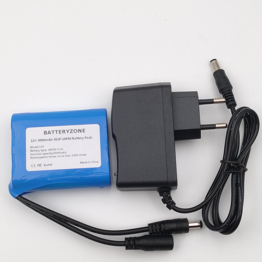 Pack de batteries au lithium rechargeables 18650 12 V 3000 mAh