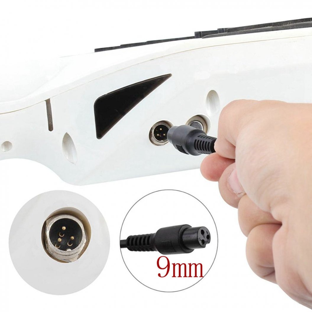 Carregador Universal 42V 2A para Hoverboard e Scooter Elétrico com Plugue dos EUA