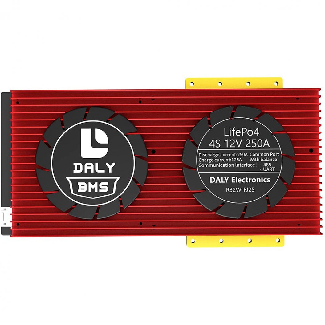 Placa BMS Daly Smart Lifepo 4S 12 V 250 A con Bluetooth 32130221
