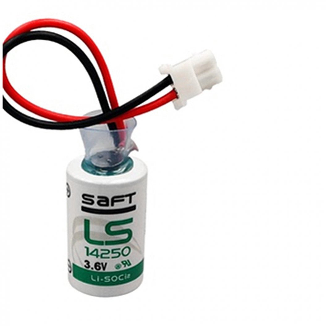 Bateria Li-ion 3.6V 1200mAh SAFT LS14250 para PLC, Delta Programming Probe, IoT, e Sistemas de Monitoramento