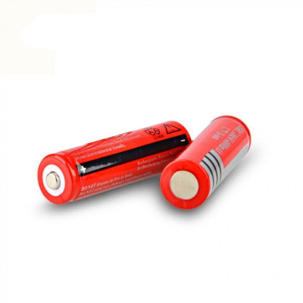 2個セット 4800mAh 3.7V 18650 リチウムイオン充電式バッテリー フラッシュライト GTL EvreFire 用